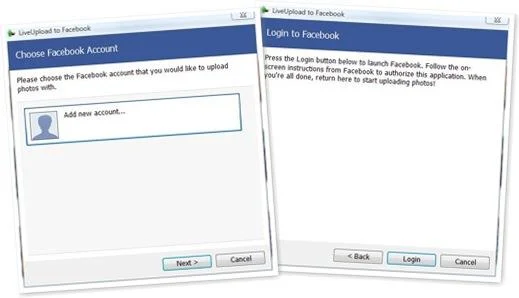 透過 Windows Live Gallery 直接將圖片上傳到 Facebook