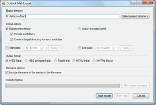 Exportieren Sie E-Mails, Kontakte, Notizen, Aufgaben und Termine aus Outlook 2010