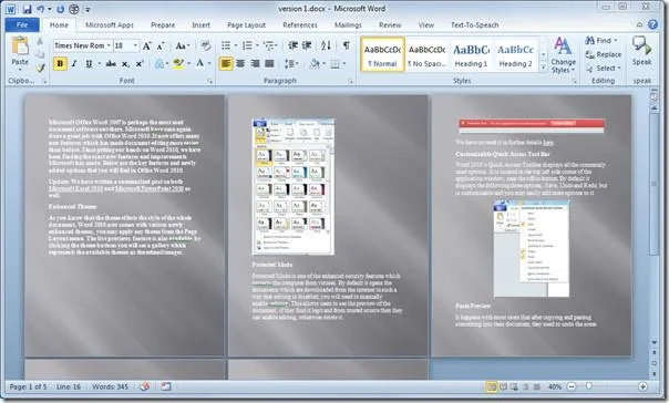 Bildhintergrund und -farben in Word 2010 einfügen