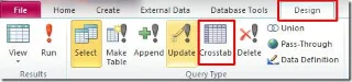 MS Access 2010: creare una query incrociata semplice