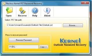 Stellen Sie das Outlook-PST-Dateikennwort mit Nucleus Kernel PST Password Recovery wieder her