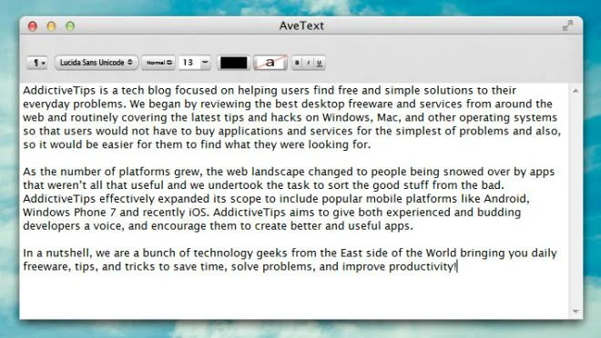 Lleve el editor de texto Lion de Mac OS X 10.7 a Windows 7 con Lion TextEdit