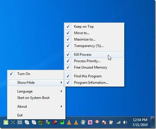 WindowMenuPlus agrega 9 opciones útiles al menú de la barra de título de la aplicación