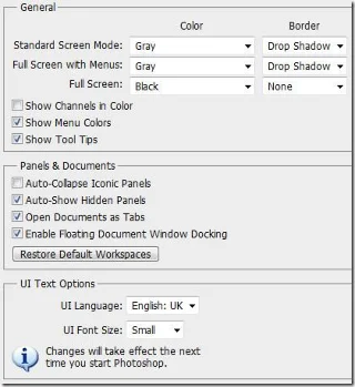 Una guida completa alle preferenze di Photoshop