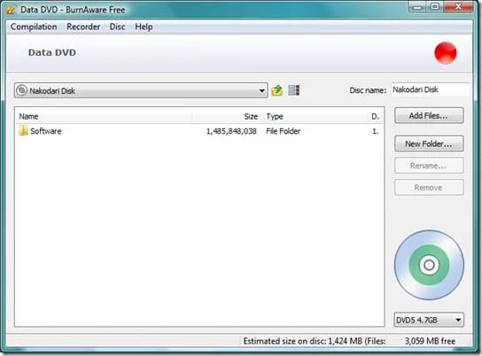 Cómo grabar discos Blu-ray, DVD o CD gratis con BurnAware