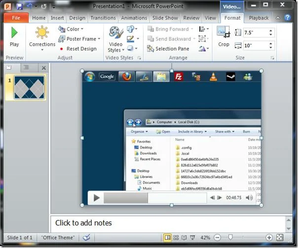 Incorpora video in Excel 2010