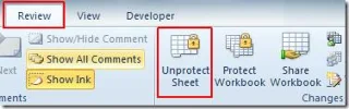 Excel 2010: Tabellenkalkulation mit Kennwort schützen