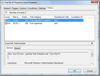 在 Windows 7 中檢視並清除工作排程程序記錄