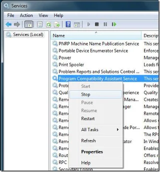 Windows 7: Deshabilitar este programa podría no haberse instalado correctamente