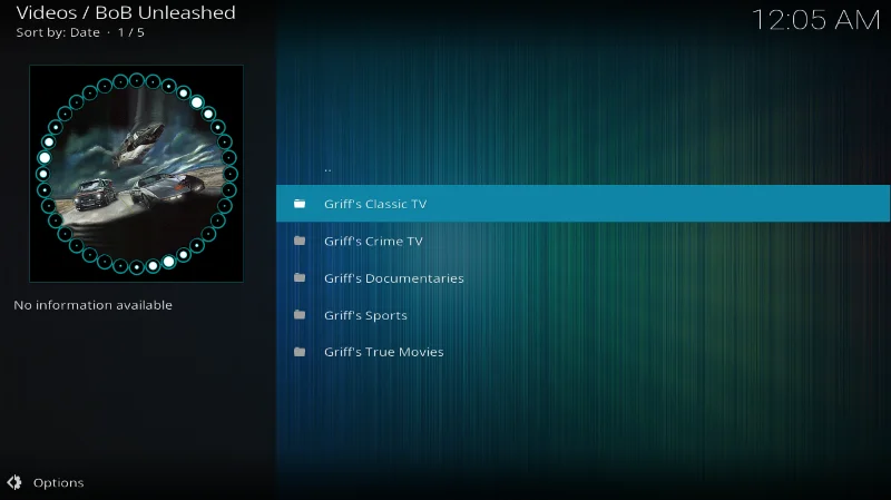 Add-on BoB Unleashed, libera la potenza di Kodi
