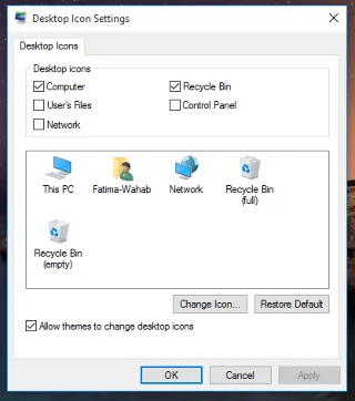 將此電腦、回收站、控制台圖示新增至 Windows 10 桌面