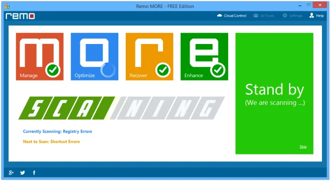 Remo MORE è uno strumento di ottimizzazione desktop e mobile brillante per i principianti Remo MORE è uno strumento di ottimizzazione desktop e mobile brillante per i principianti