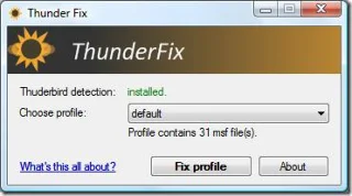 ThunderFix – Acelerar/Potenciar Thunderbird lento