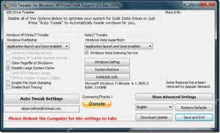 Ajuste para optimizar la unidad SSD [Windows]
