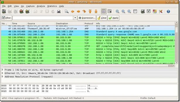 WireShark – 超棒的網路封包嗅探器