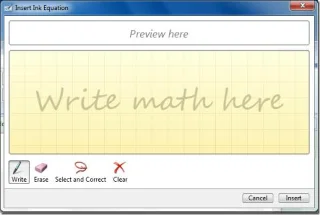 OneNote 2010: Mathematische Gleichungen schreiben (Ink To Math)