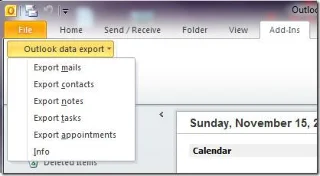 Exportieren Sie E-Mails, Kontakte, Notizen, Aufgaben und Termine aus Outlook 2010