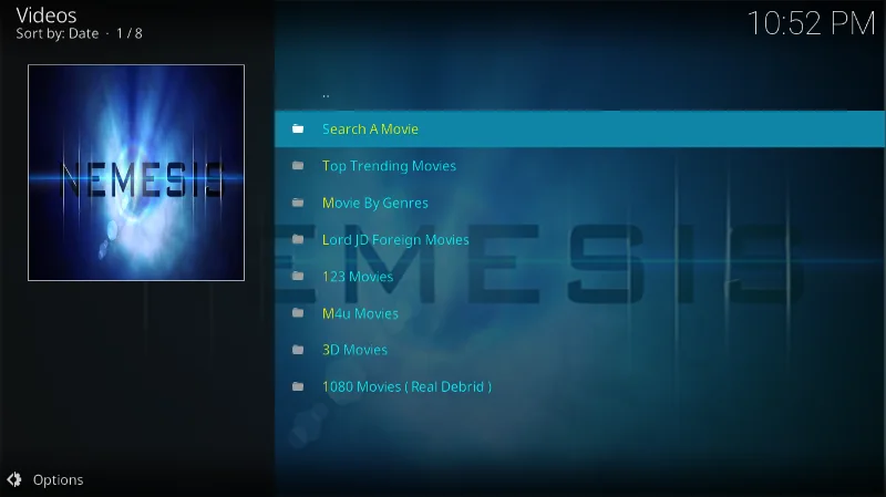 Componente aggiuntivo Nemesis Kodi: come installare Nemesis su Kodi