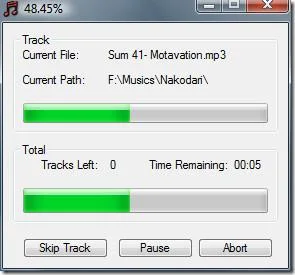 Comprimi rapidamente i file musicali Mp3 gratuitamente