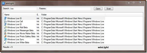WinLight 是 Mac 上 Spotlight 的 Windows Search 替代品