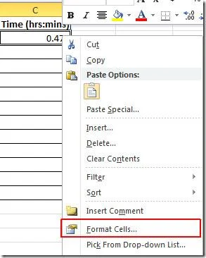 Excel 2010: Zahlenwerte in Zeitwerte umwandeln