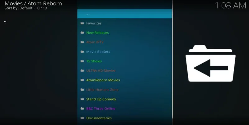 Atom Reborn Kodi Add-on – Installation und Funktionen