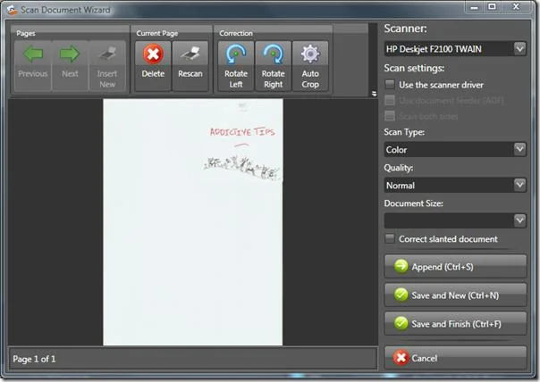 Scansiona più pagine e salvale come un unico documento PDF