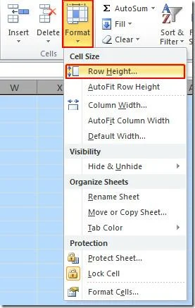 Konvertieren Sie ein Excel-Arbeitsblatt in Millimeterpapier