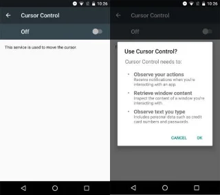 Come controllare il cursore con i pulsanti del volume [Android]