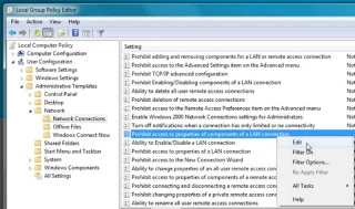 Verhindern Sie, dass lokale Windows 7-Benutzer die Interneteinstellungen ändern