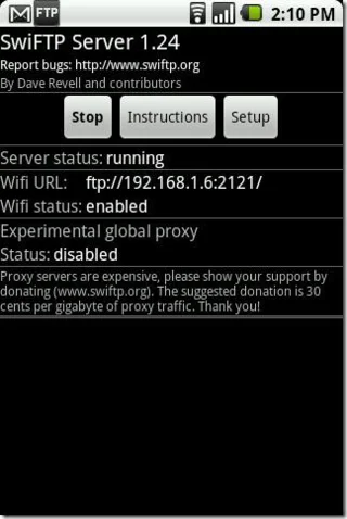 Подключите Android-телефон к Windows для доступа к файлам по Wi-Fi с помощью SwiFTP