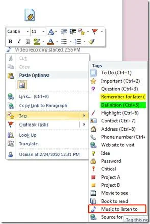OneNote 2010: Tagging-Handbuch