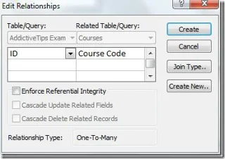 Access 2010: creazione di relazioni tra tabelle di database