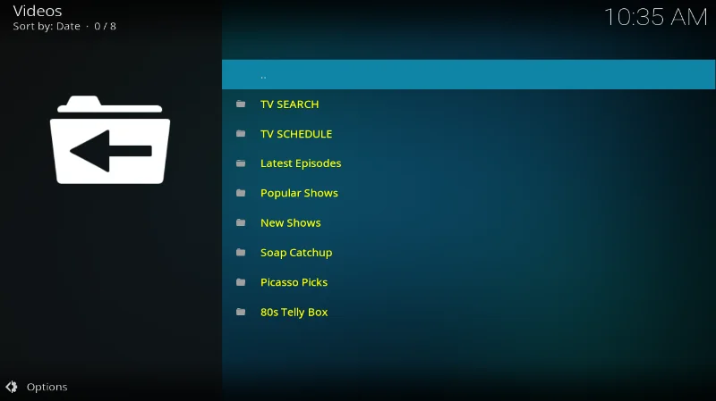 Дополнение PICASSO Kodi, альтернатива Evolve – установка и пошаговое руководство