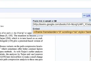So teilen und betten Sie Google Books ein
