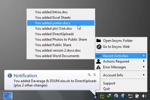 Insync：類似 Dropbox 的用戶端，用於將 Google 文件與多個桌面同步