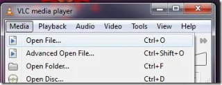 Reproducir formato de imagen de disco ISO con VLC Media Player