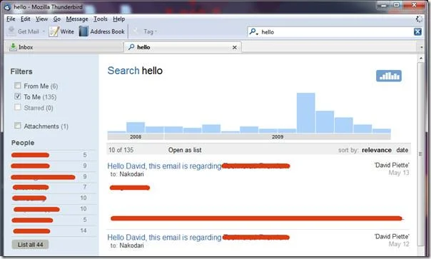 14 nuove funzionalità di Thunderbird 3 che ti faranno gioire