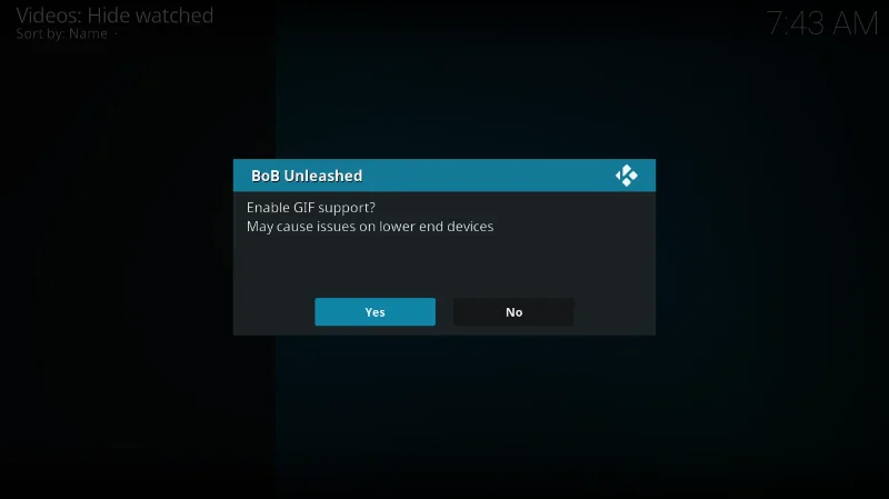 Add-on BoB Unleashed, libera la potenza di Kodi