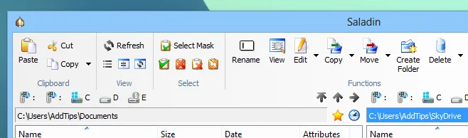 Saladin: Gestor de archivos de código abierto y doble panel enfocado en la comodidad