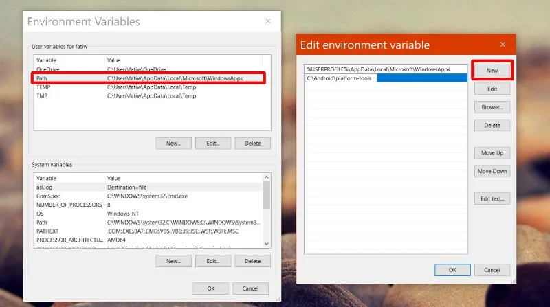 如何取得 Fastboot 和 ADB 工具的系統存取權限 [Windows]