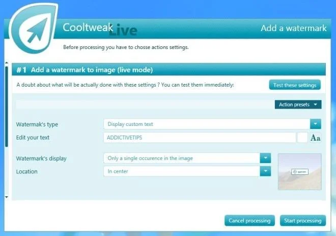 Cooltweak: ridimensiona, aggiungi filigrana e condividi immagini dal menu contestuale di Windows