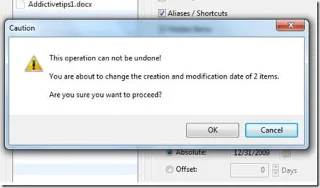Batch Touch – Modifica la data di creazione/modifica di file e cartelle