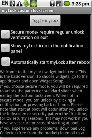 Возьмите под контроль блокировку экрана Android