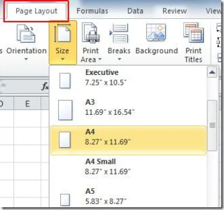 Konvertieren Sie ein Excel-Arbeitsblatt in Millimeterpapier