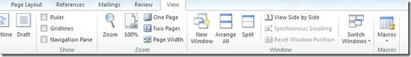 Microsoft Word 2010: Zwei Dokumente nebeneinander anzeigen
