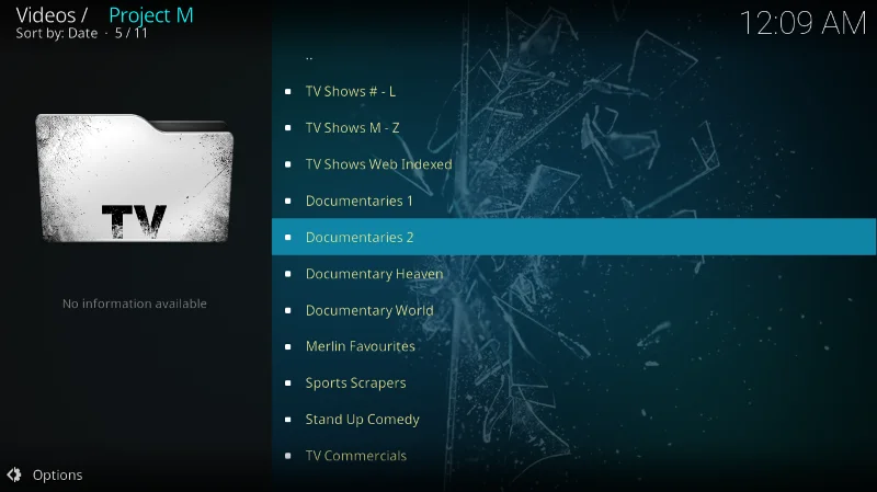 Project M Add-on für Kodi – Installation und Funktionen