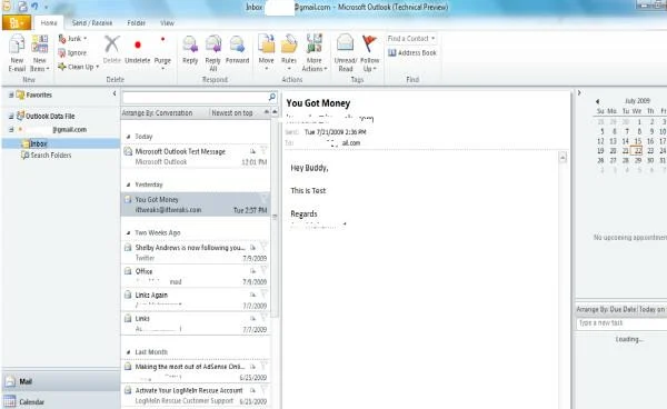 So konfigurieren Sie ein GMail-Konto mit Microsoft Outlook 2010