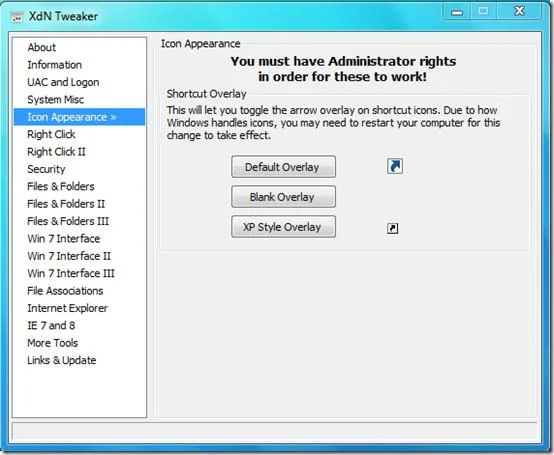 Cómo ajustar Windows 7 con XdN Tweaker