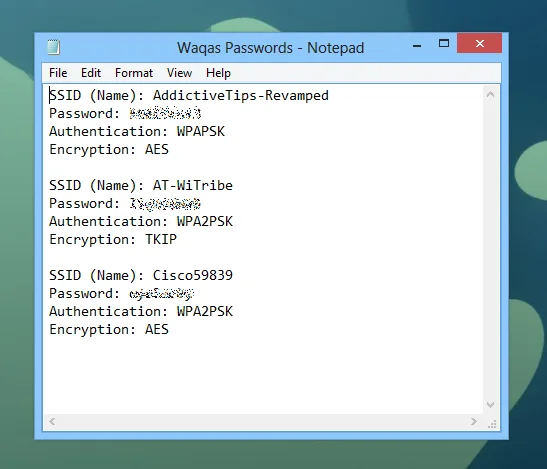 使用 SterJo Wireless Passwords 尋找遺失的 WiFi 密碼